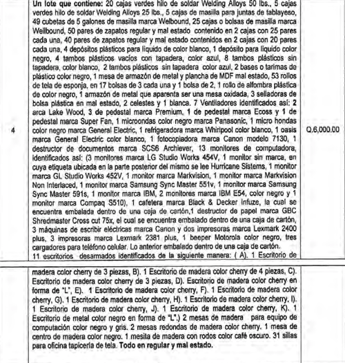 Este lote contiene variedad de art&iacute;culos (Foto: DCA)
