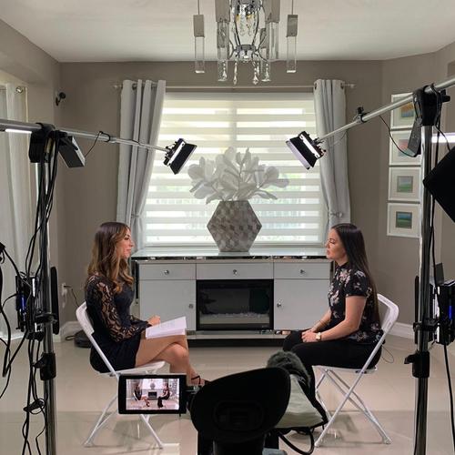 Sarita durante una de sus entrevistas. (Foto Facebook)