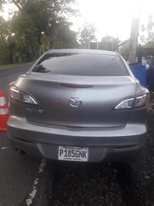 En este carro transportaban la droga. (Foto: PNC) 