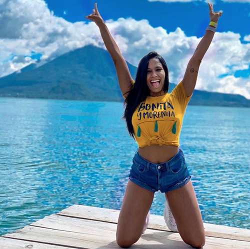 La brasile&ntilde;a est&aacute; enamorada de Guatemala. (Foto: Instagram)