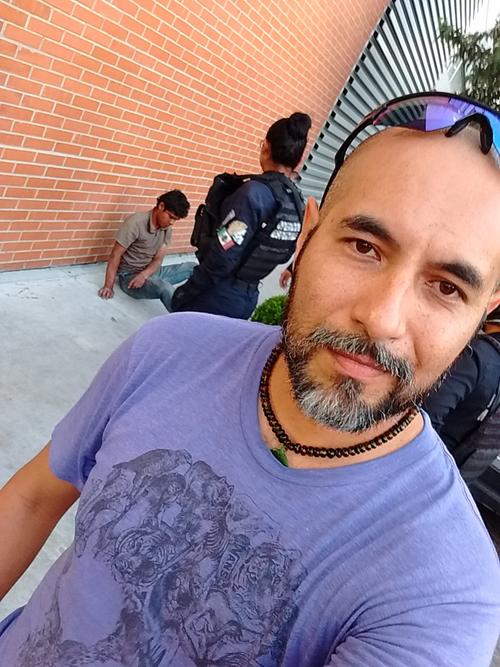 El ciclista pens&oacute; volver a golpear al ladr&oacute;n luego que lo dejaran libre, pero se arrepinti&oacute;. (Foto: Rodadas Puebla)
