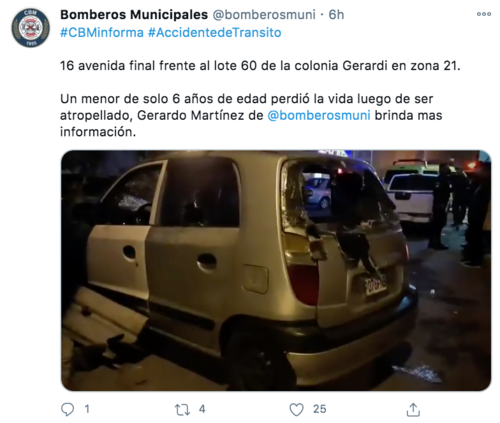 (Captura de Pantalla: Bomberos Municipales)