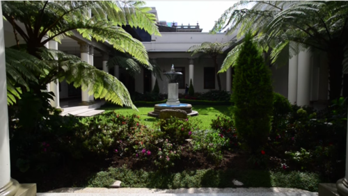El jardín de Casa Presidencial. (Foto: archivo/Soy502) 
