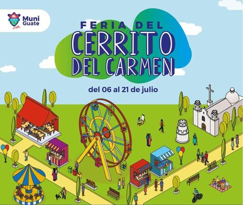 El Cerrito del Carmen no pudo celebrar como el año pasado su tradicional feria. (Foto: Muni Guate)