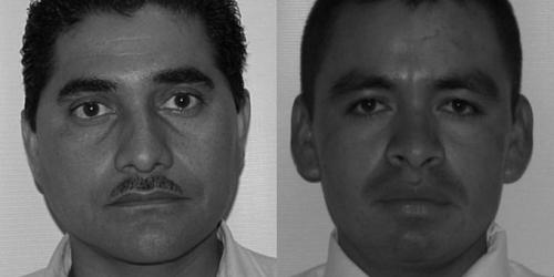 Raúl Mauricio Aguilar Tóbar y Mynor Maximiliano Mucú Córdoba estaban asignados a la División de Protección de Personalidades de la PNC. (Foto: Soy502) 