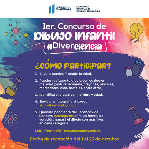 Bases del concurso (Foto: @senacytgt)