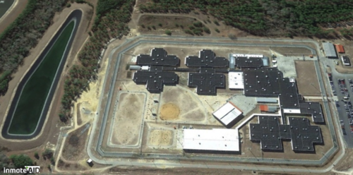 Vista satelital de la prisión. (Foto: InmateAid) 