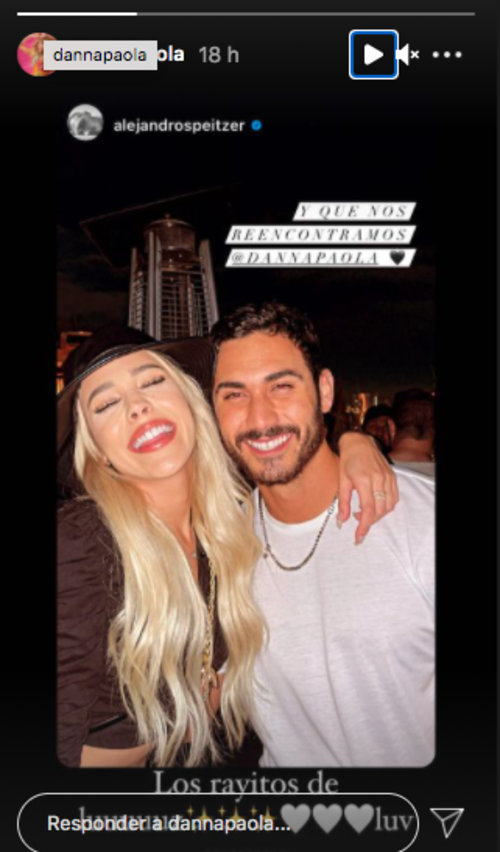 Danna Paola, Alejandro Speitzer, reencuentro
