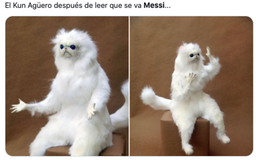 Meme salida de Messi