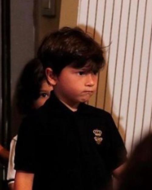 Mateo Messi, bronca, conferencia