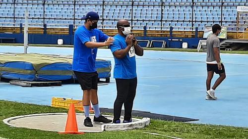 Leiva durante su preparación. (Foto: Comité olímpico guatemalteco)