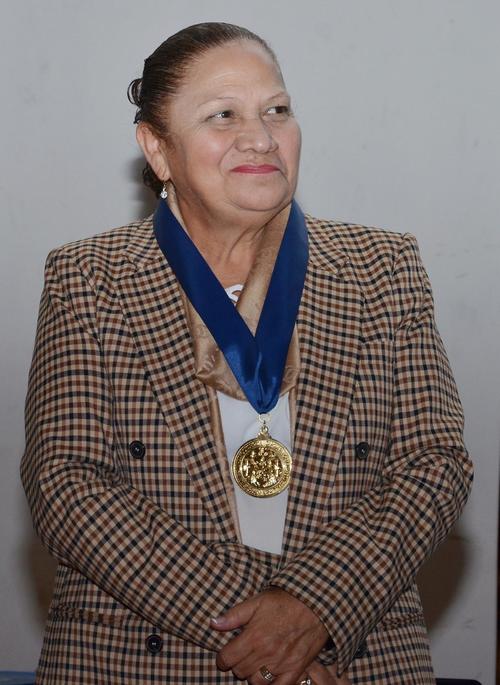 Mar&iacute;a Consuelo Porras Argueta fue galardonada por la Usac como "Profesor Universitario" en 2018. (Foto: Facebook) 