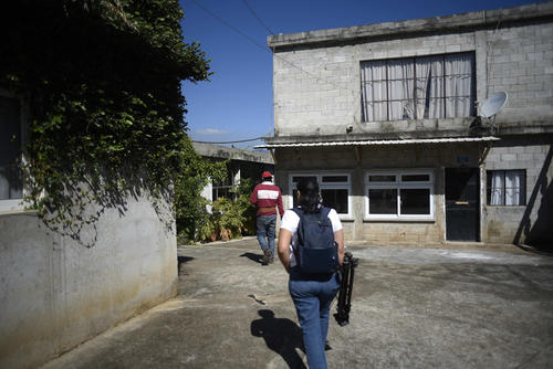 Un equipo de Soy502 acudió a la casa hogar en la aldea Jocotillo, pero Nery Mijangos no estaba. (Foto: Wilder López/Soy502) 