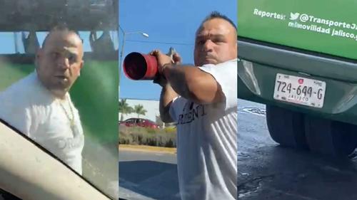 En redes sociales circula un video captado en México en el cual se observa que el piloto de un bus agrede al conductor de un auto por un reclamo por arrojar basura en la calle. (Foto: RT)