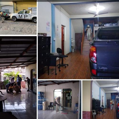 Vista de algunos de los ambientes de la sede del MP en Gualán, Zacapa. (Foto: Twitter MP) 