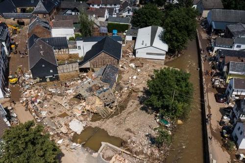 Alemania es el país más afectado por la inundaciones con más de 100 fallecidos. (Foto: AFP)