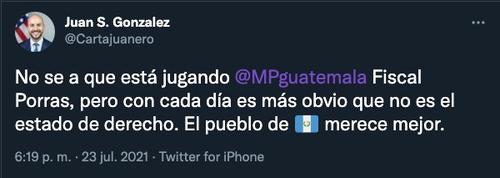 juan gonzález, joe biden, juan francisco sandoval