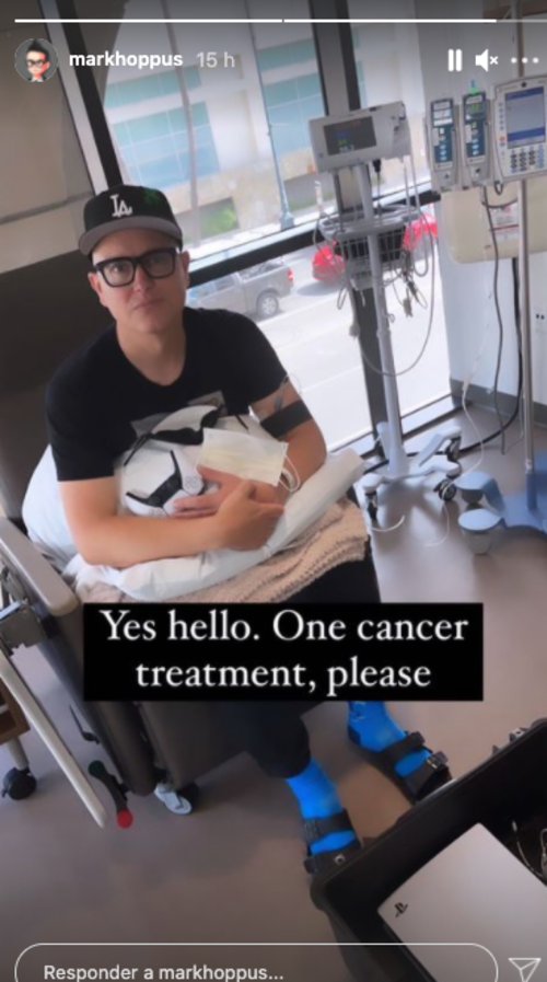 Mark Hoppus cáncer