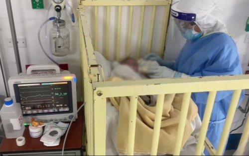 Más niños están siendo atendidos en cuidados intensivos por Covid-19 en el Igss. (Foto: Igss oficial)
