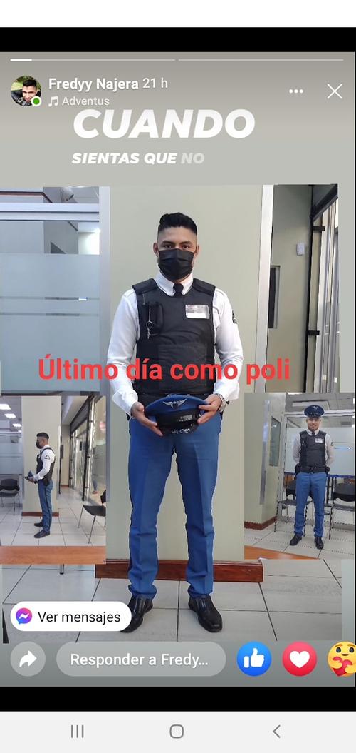 Fredy comparte en redes sociales parte de su trabajo. 