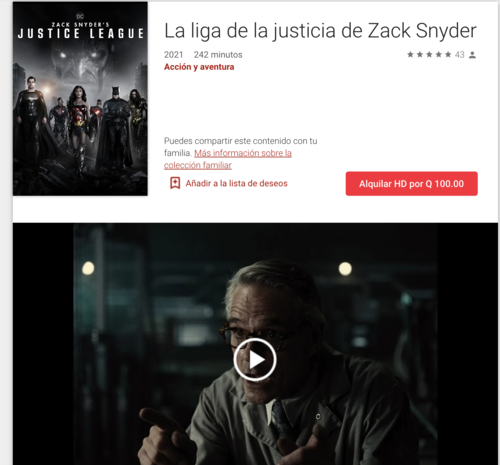 Zack Snyder, Justice League, Guatemala, película