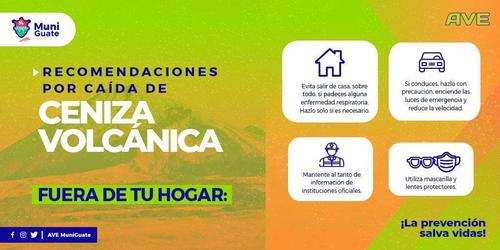 ceniza, volc&aacute;n de Pacaya, erupci&oacute;n