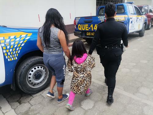 La ni&ntilde;a de 6 a&ntilde;os fue localizada junto a la menor de 15 a&ntilde;os. (Foto: PNC) 