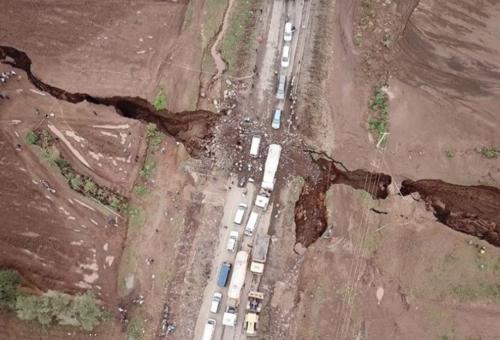 El Gran Valle del Rift de África Oriental es una falle geológica. Foto: redes sociales)