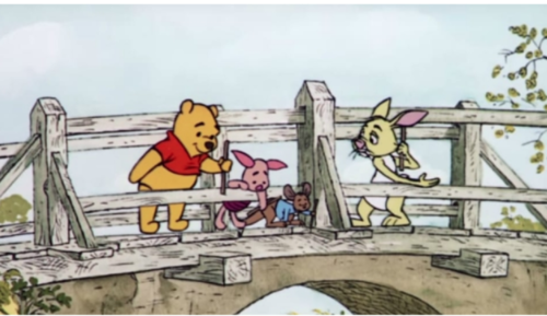 El puente y los personajes de Winnie the Pooh. (Foto: Disney)