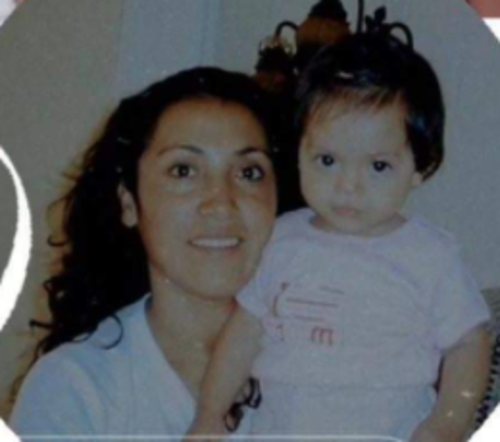 doña Blanca y su hija Angie