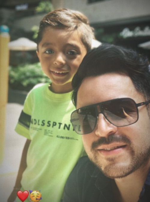 Damián y su papá. (Foto: Instagram)