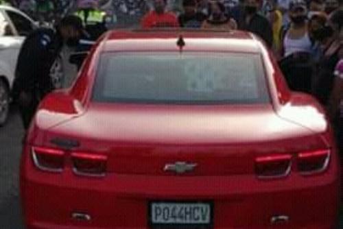 Vista del veh&iacute;culo en el que se desplazaba Jean Pierre el d&iacute;a de su muerte. (Foto: archivo) 