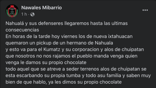 manuel guarchaj tzep, alcalde nahual&aacute;, nahual&aacute; ixtaguac&aacute;n