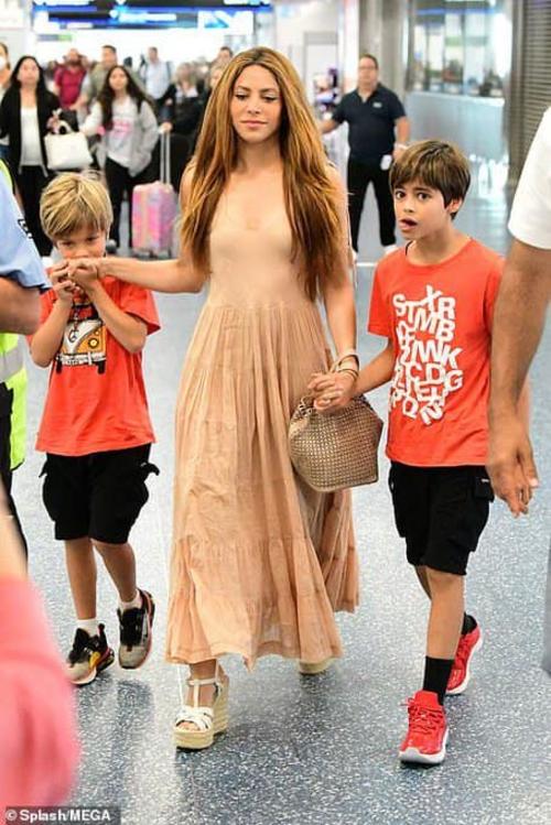 Shakira y sus hijos (Foto: Redes sociales)