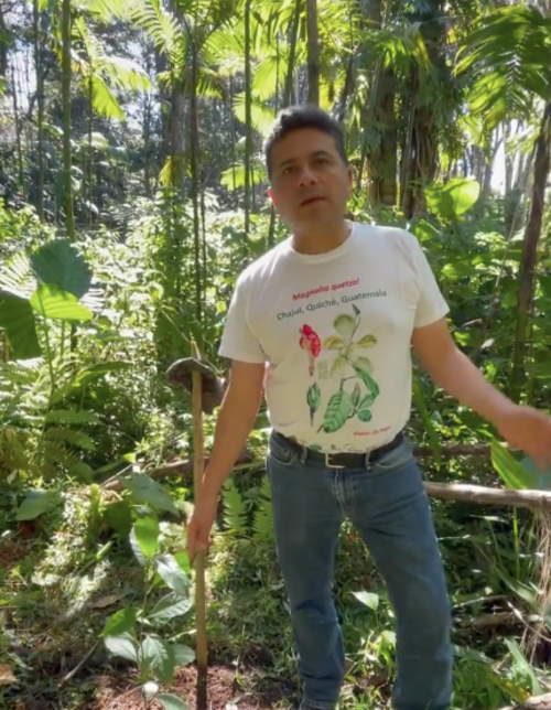 El dr. Fredy Archila se especializa en la conservación de la biodiversidad de la flora nacional. (Foto: Dr, Fredy Archila)