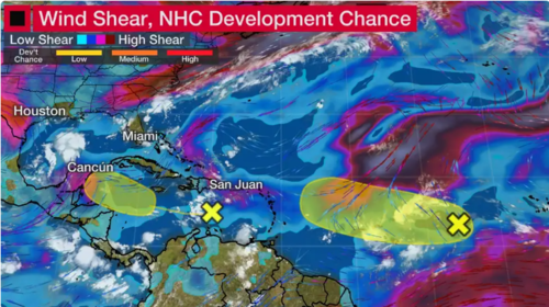 La imagen muestra la formación de vapor que puede provocar la formación de la tormenta. (Foto: NOAA-NHC)