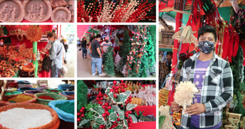 En los bazares se encuentran productos para Navidad. (Foto: Municipalidad de Guatemala)