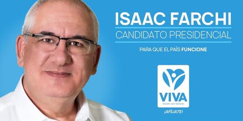 Isaac Farchi fue candidato presidencial de Visión con Valores. (Foto: Facebook)