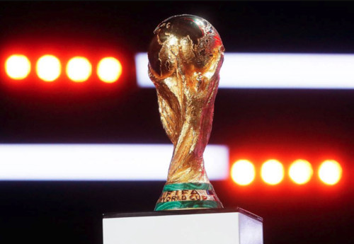 El trofeo de la Copa Mundial de la FIFA. (Foto: El Universo)