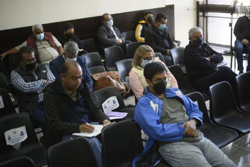 Los condenados por el Caso La Línea escuchan en audiencia la petición de la PGN. (Foto: Wilder López/Soy502)