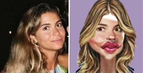 La caricatura de Clara Chía Martí que enfureció a Piqué. (Foto: El Universo)