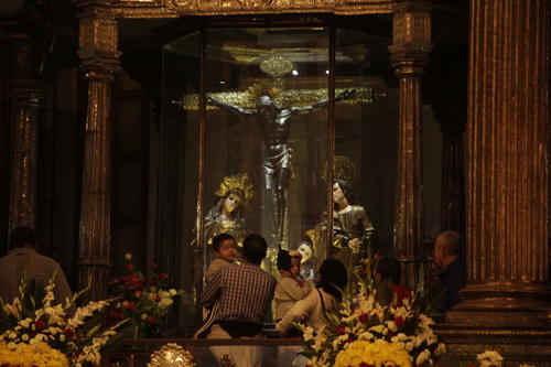 El Cristo Negro de Esquipulas es una de las imágenes más veneradas en la región. (Foto: Fredy Hernández/Soy502)
