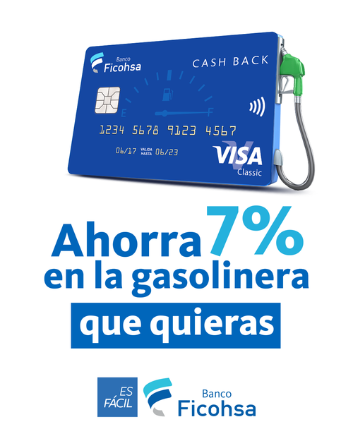 tarjeta Ficohsa Cash Back Gasolina, Banco Ficohsa, gasolineras del pa&iacute;s, Whatsapp, Guatemala, Soy502