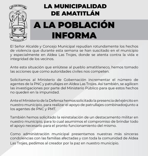 los trojes, amatitl&aacute;n, destacamento militar