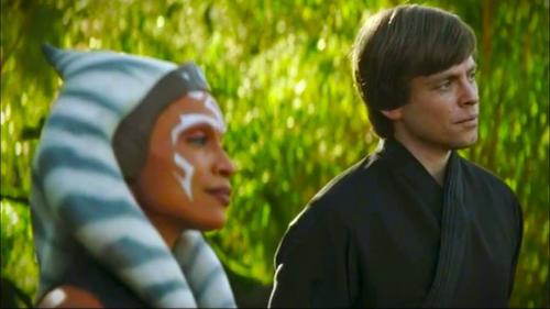 Luke Skywalker y Ahsoka. (Foto: Oficial)