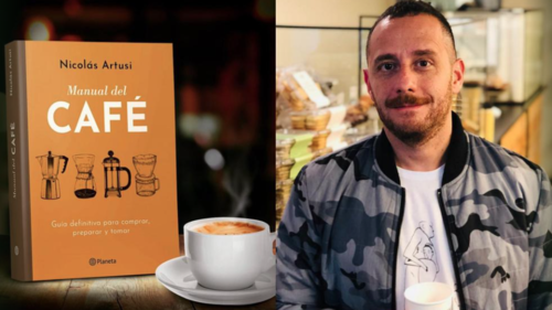Nicol&aacute;s Artusi ha escrito varios libros sobre caf&eacute;, como este "Manuel del Caf&eacute;". (Foto: Per&uacute; 21)