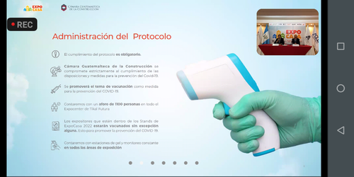 La actividad contará con el protocolo sanitario por la pandemia del Covid-19 (Foto: captura de pantalla)