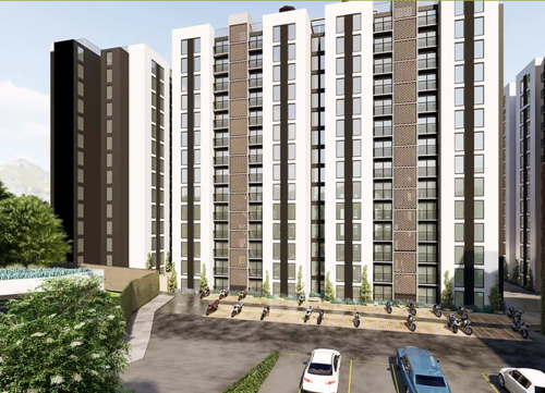 Los apartamentos sociales en la ruta interamericana se encuentran en construcción. (Foto: Ciudad Berlindo)