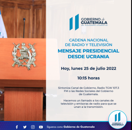 (Foto: Gobierno de Guatemala) 