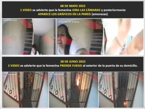 La mujer habría manipulado las cámaras según las autoridades. (Foto: Oficial)
